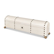 Leather Telescope Box by Sarreid Ltd