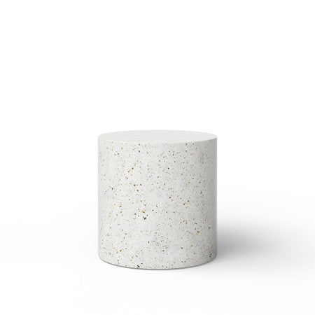 Mixx Una 16" Pedestal - Ivory Terrazzo