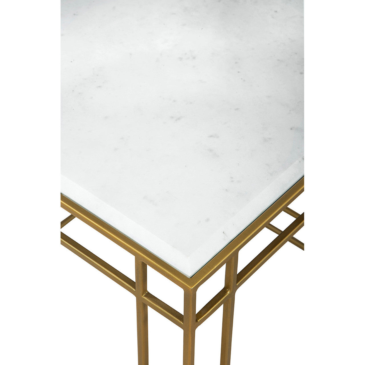 Gold Cubes Side Table - 24'