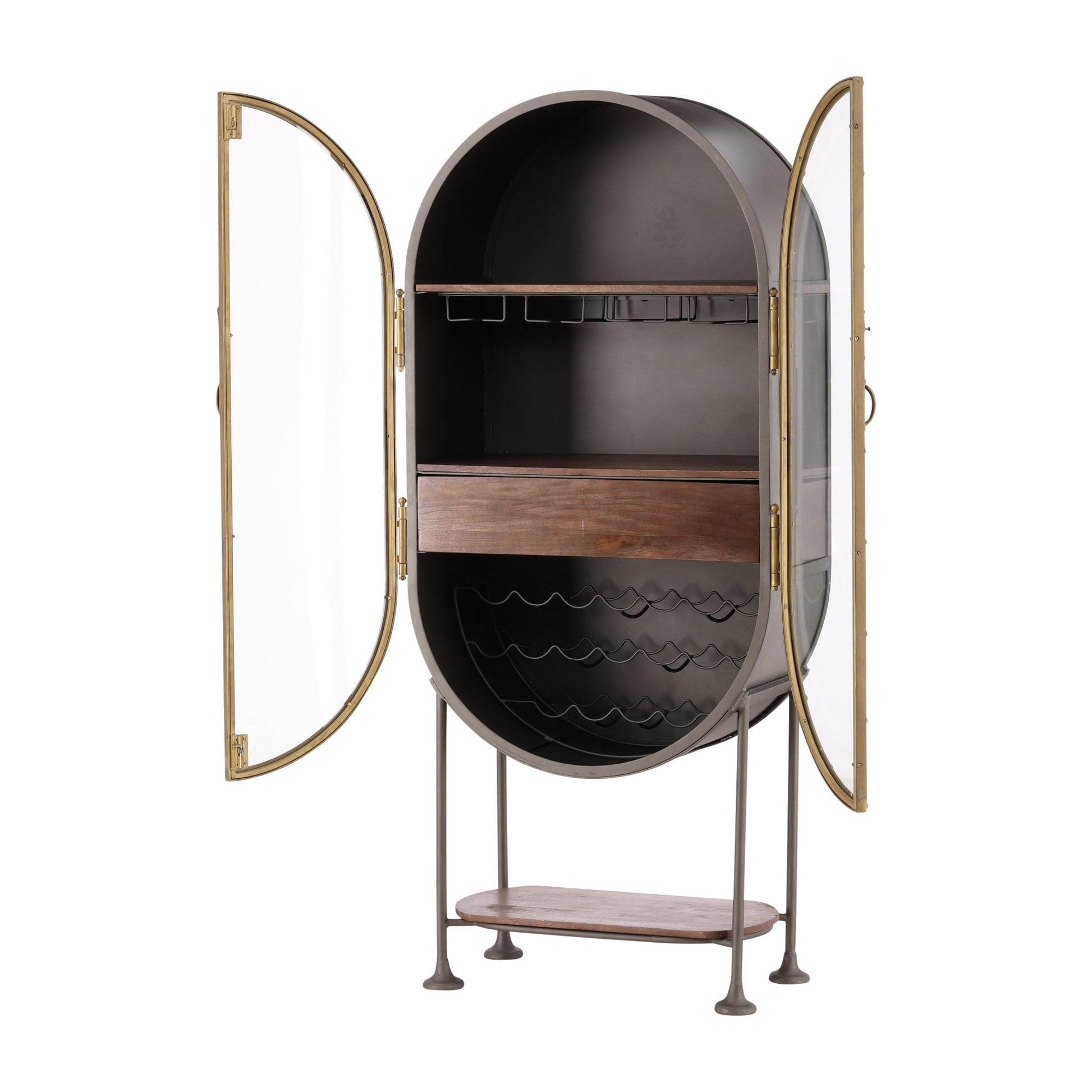 Eclipse Bar Cabinet detail view by Furniture Classics at ZIN Home