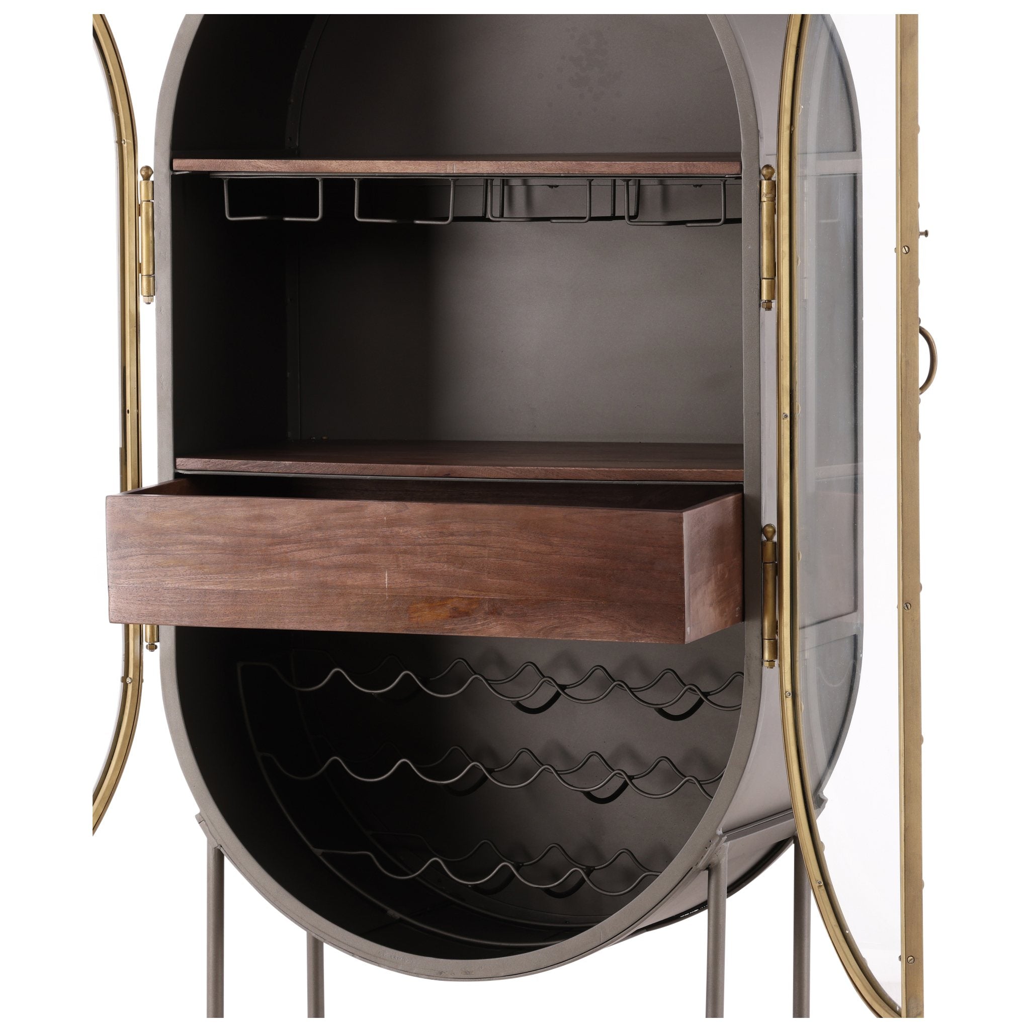 Eclipse Bar Cabinet detail view by Furniture Classics at ZIN Home