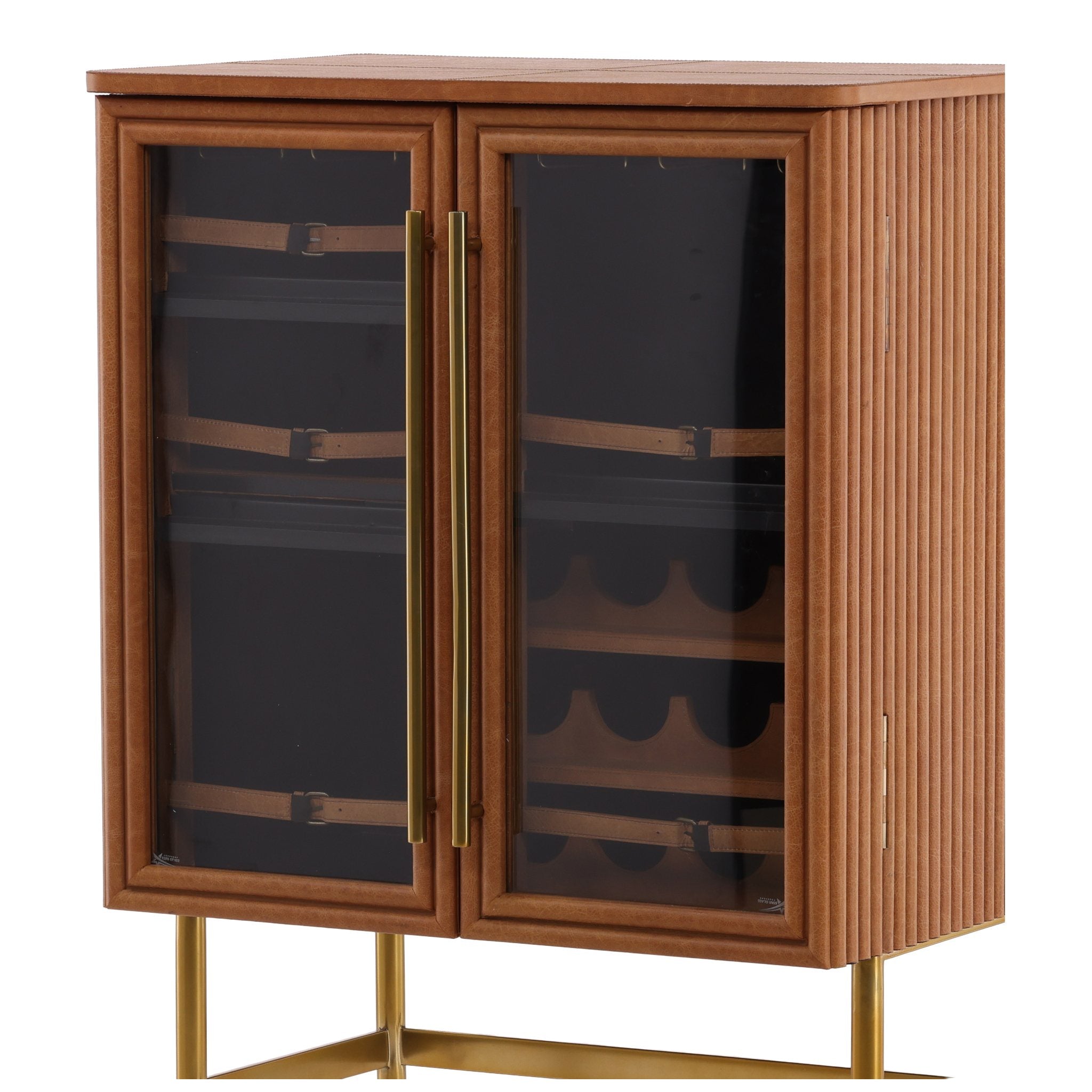Caldwell Bar Cabinet detail view by Furniture Classics at ZIN Home
