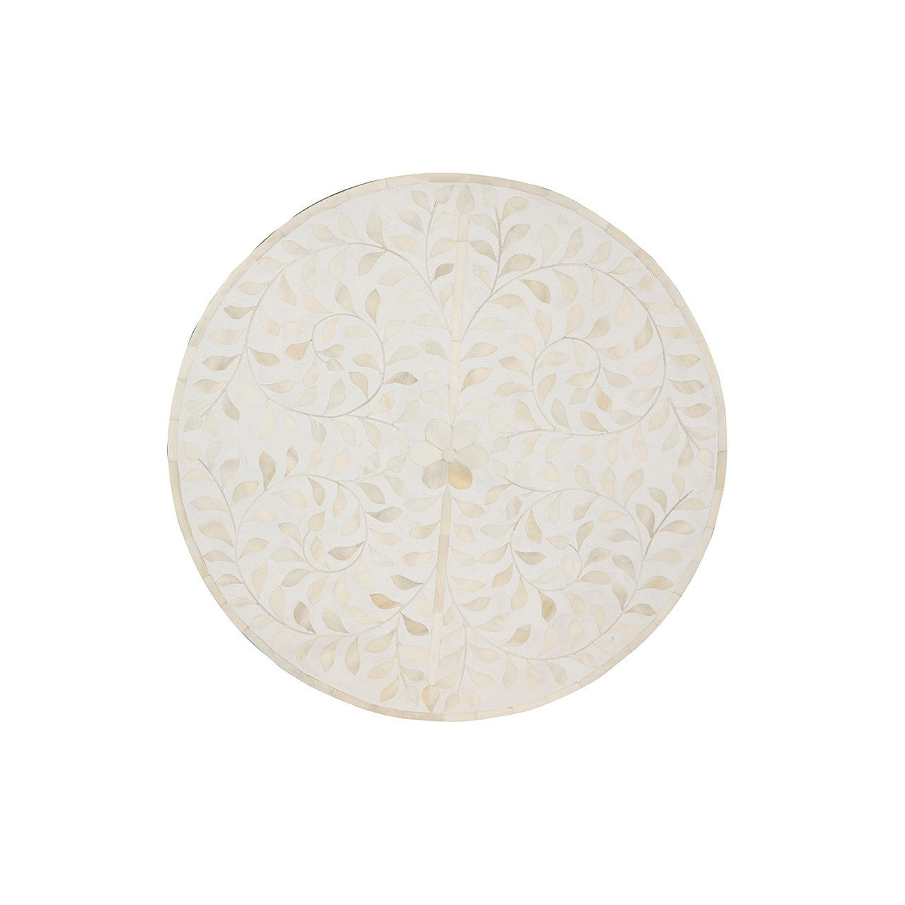 White Shell End Table - 18'