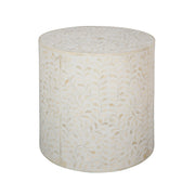 White Shell End Table - 18'