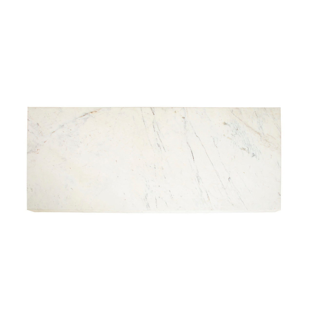 Rustic Marble Top Kitchen Island - 61"