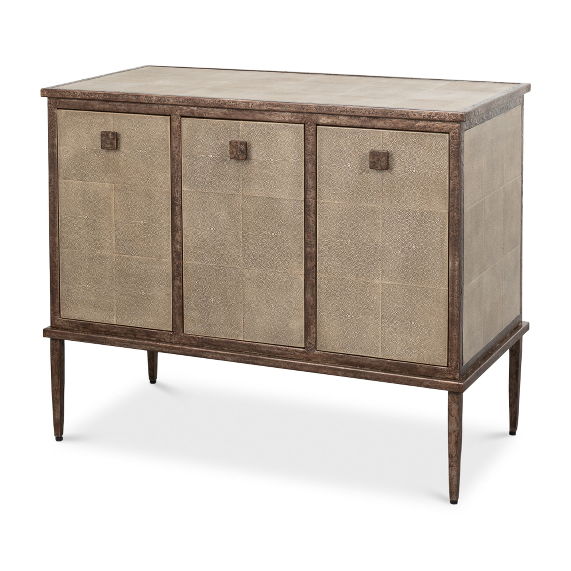 Roland Sideboard,Shagreen,Charcoal Grey by Sarreid Ltd