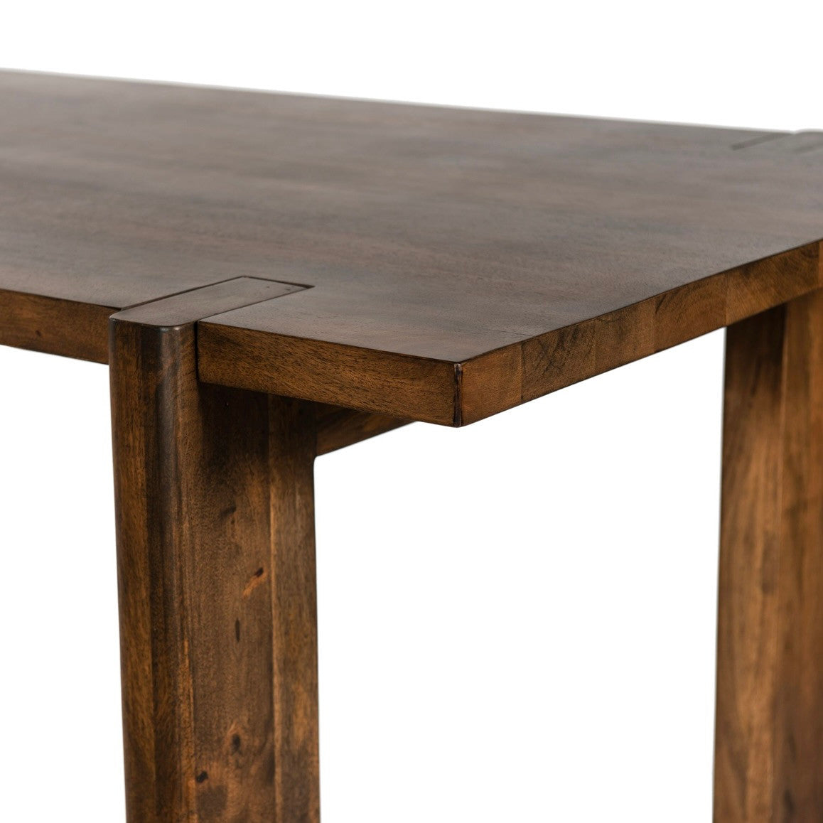 Oak Park Mango Wood Rectangular Dining Table Acorn Brown 72"