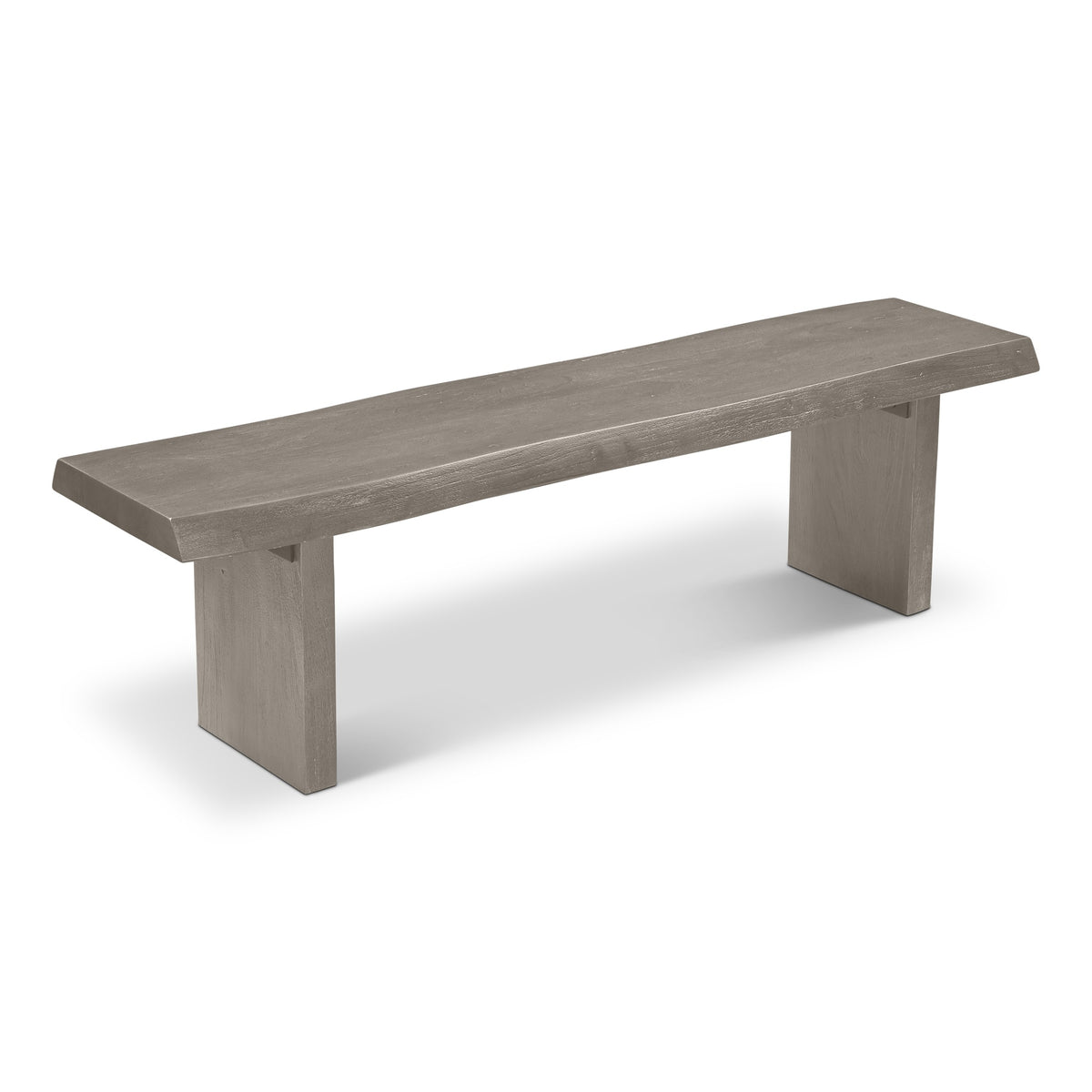 Brooks Bench 65" - Sandblasted Grey Frame by Urbia - detail 3