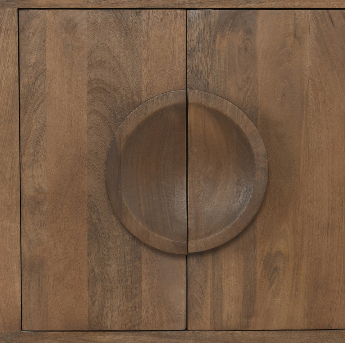 Valley Mango Wood 6-Door Buffet 86"