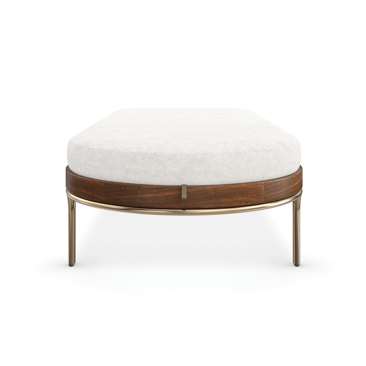 Rhythm Chaise Lucent Bronze Metallic Paint 76" by Caracole - view 7