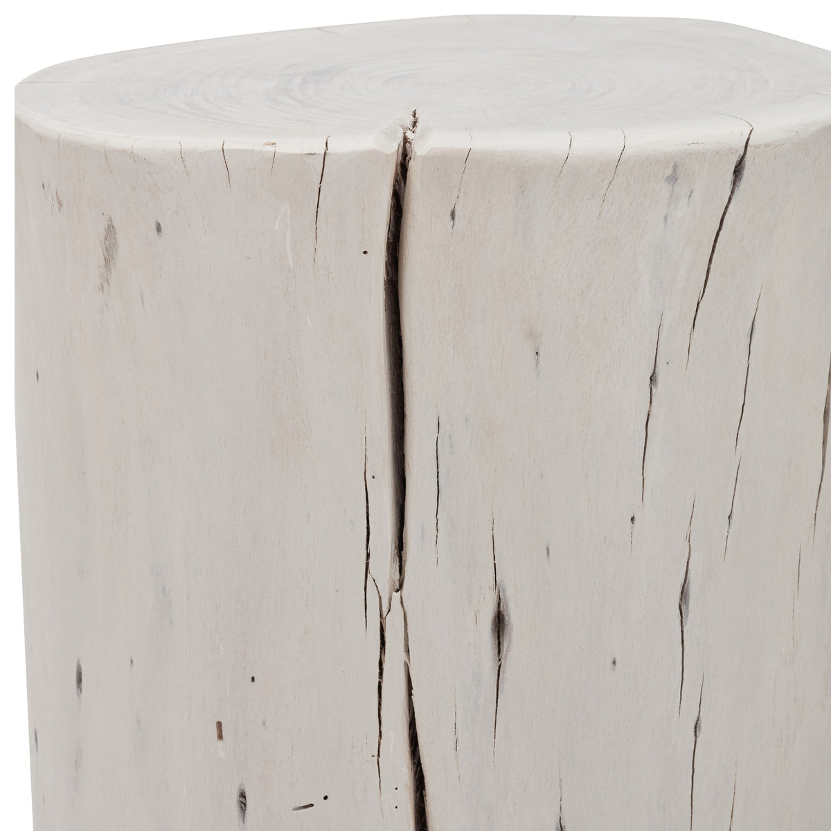 Brooks Solid Wood Stump - White Wash by Urbia - detail 5