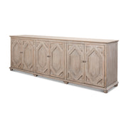Six Diamonds Sideboard, French Grey by Sarreid Ltd