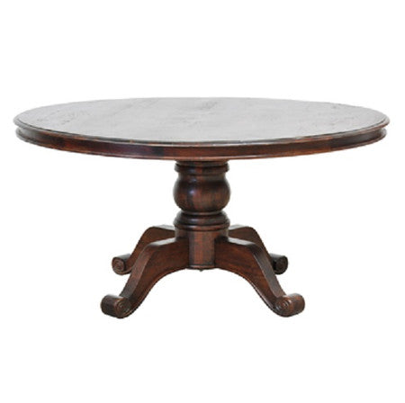 Hampton 60" Round Pedestal Dining Table