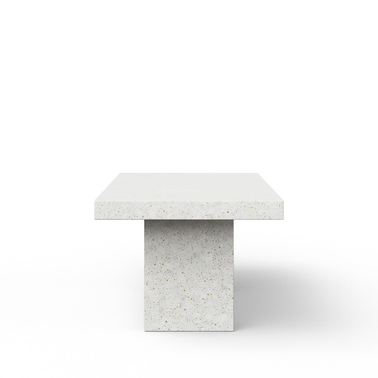 Mixx - Elcor Dining Table - 39.25" x 82.75" - Ivory Terrazzo
