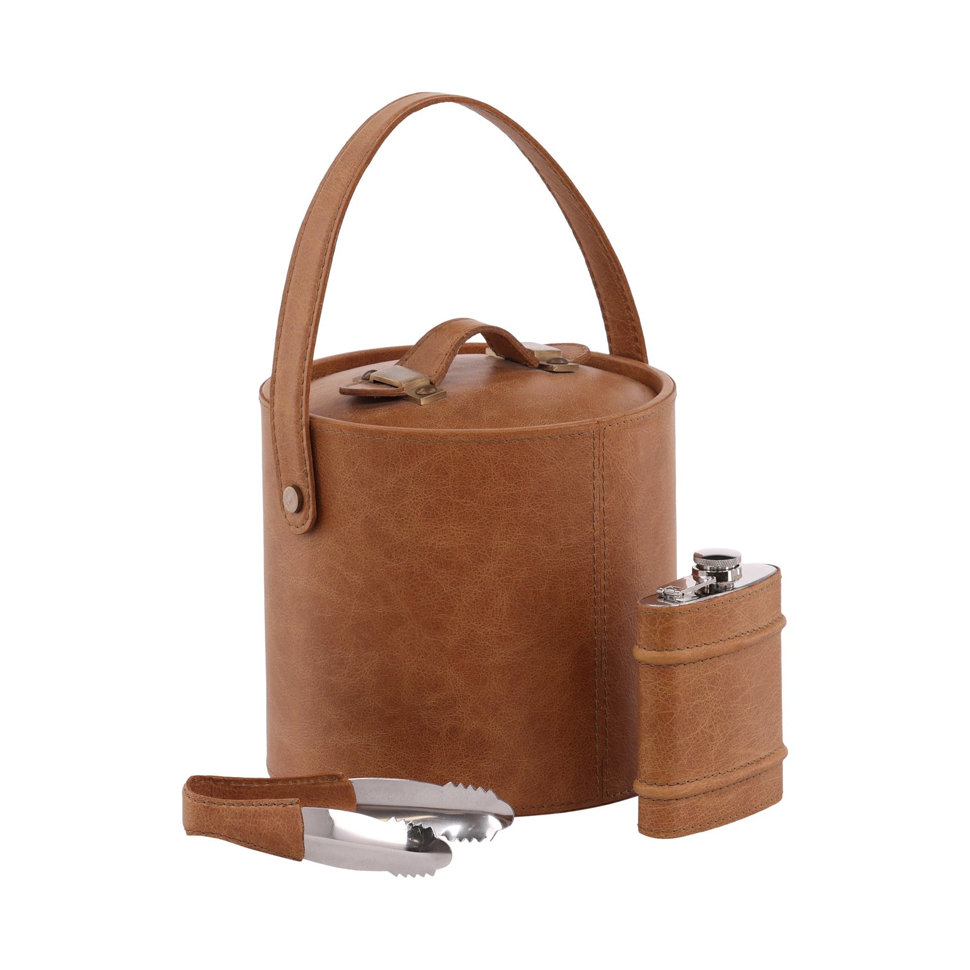 Felix Ice Bucket & Flask Set detail view by Furniture Classics at ZIN Home