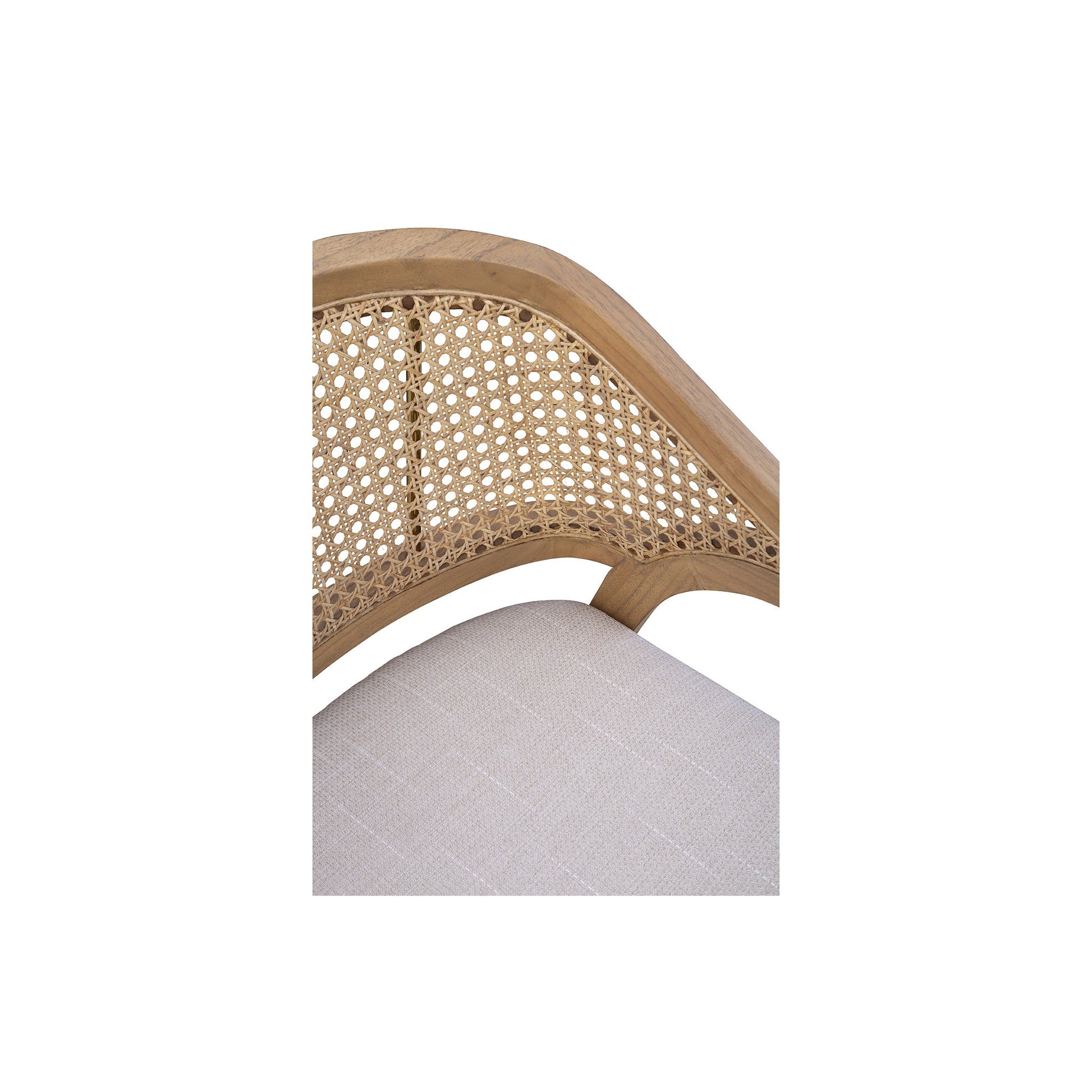 Natural Royce Counter Stool - 23' detail view by Furniture Classics at ZIN Home