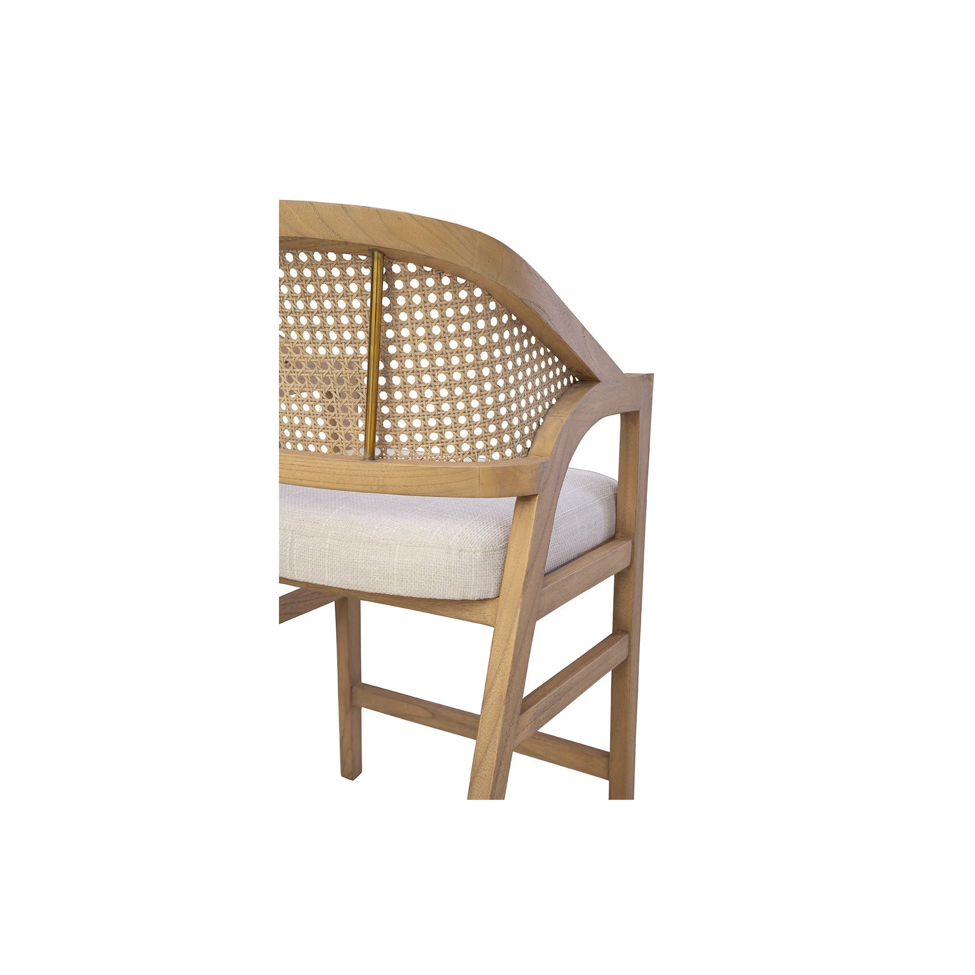 Natural Royce Counter Stool - 23' detail view by Furniture Classics at ZIN Home
