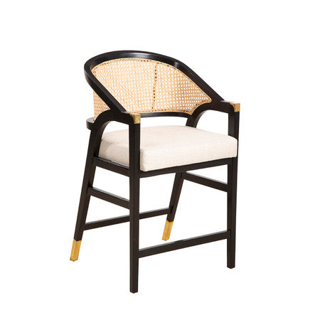 Black Royce Counter Stool - 21'