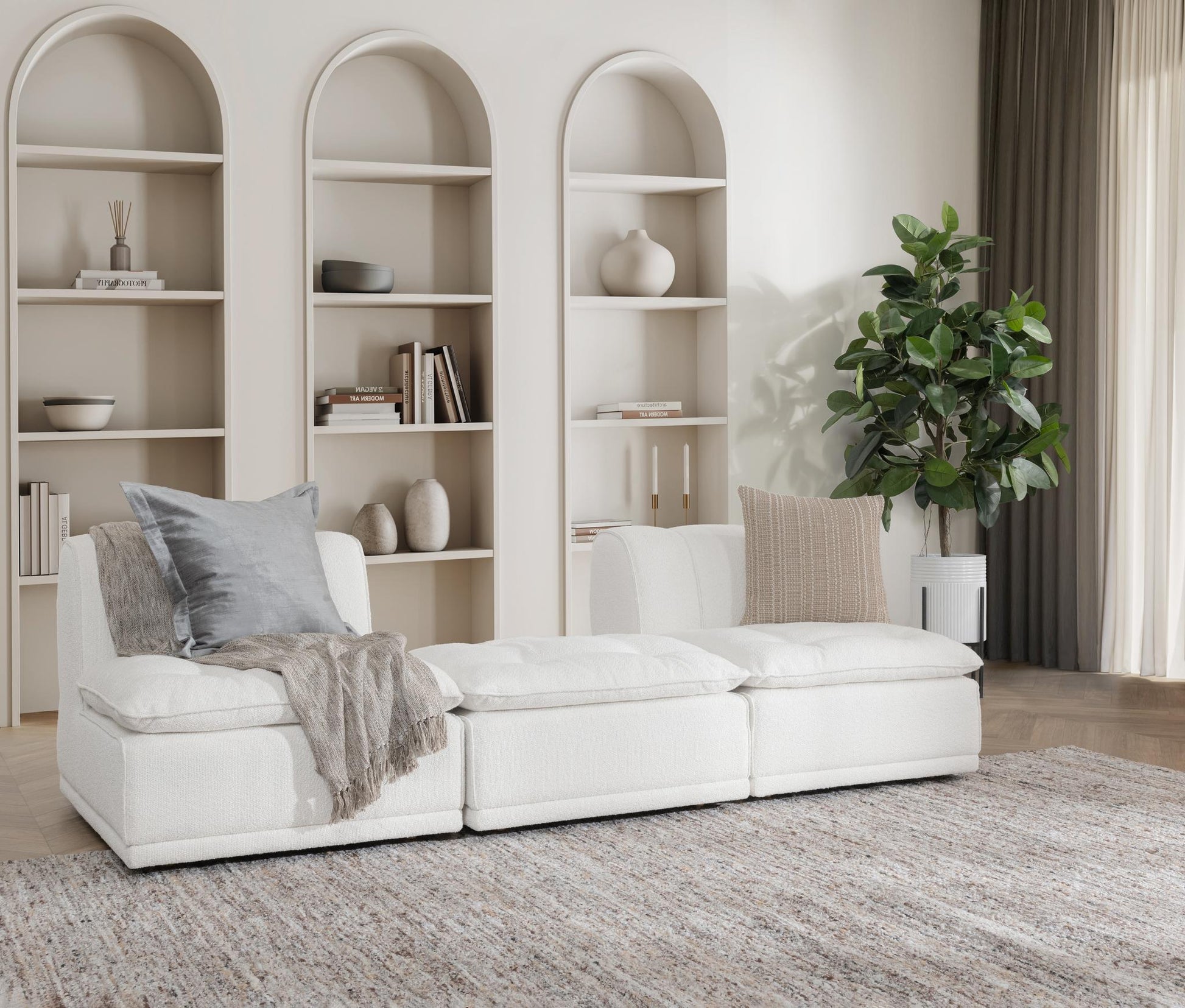 Haven Accent Chair - White