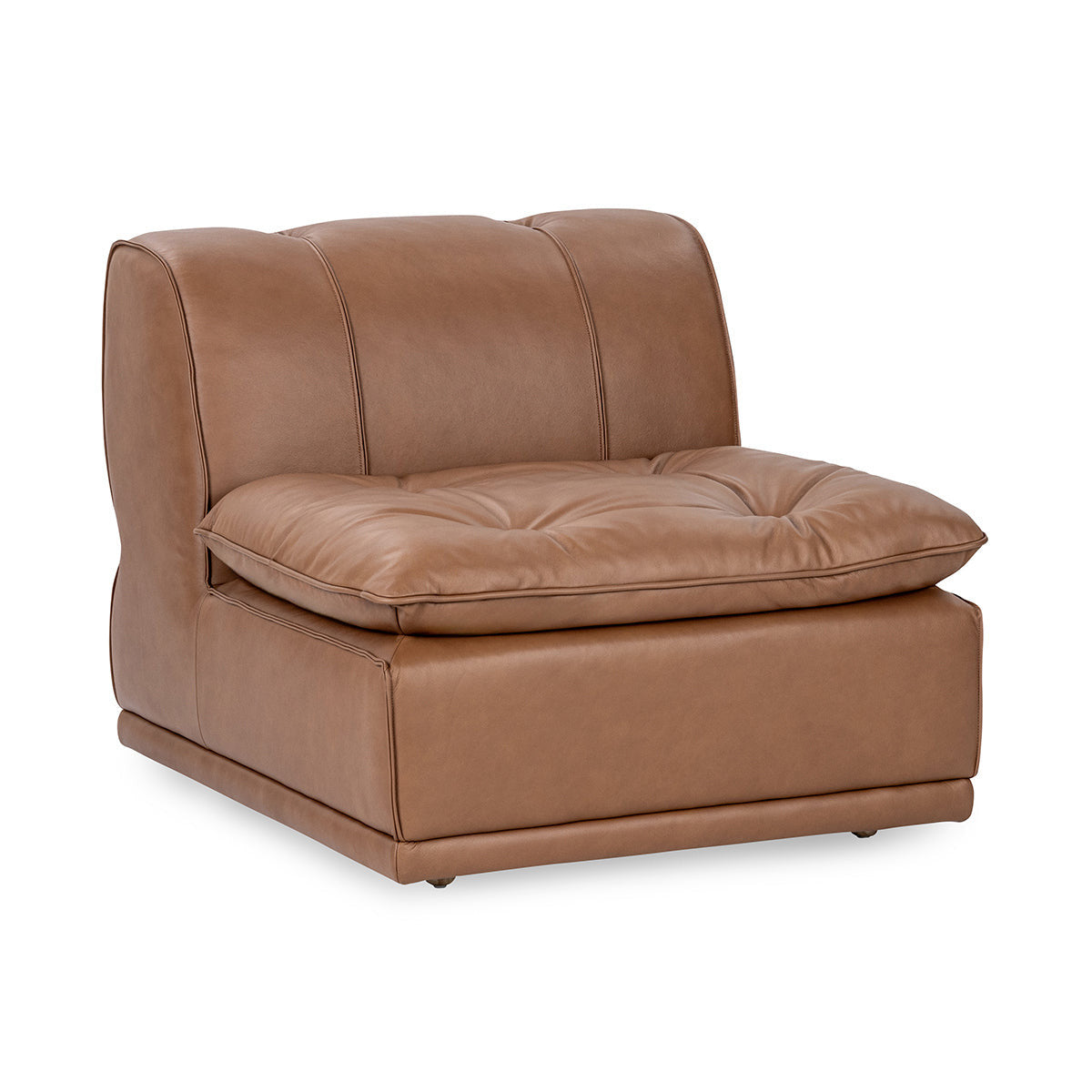 Haven Upholstered Armless Chair White