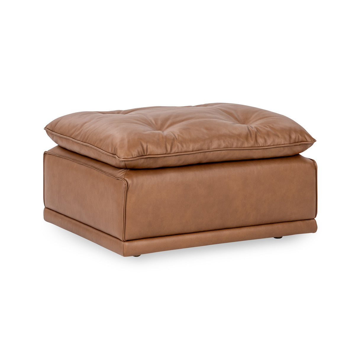 Haven Upholstered Ottoman White