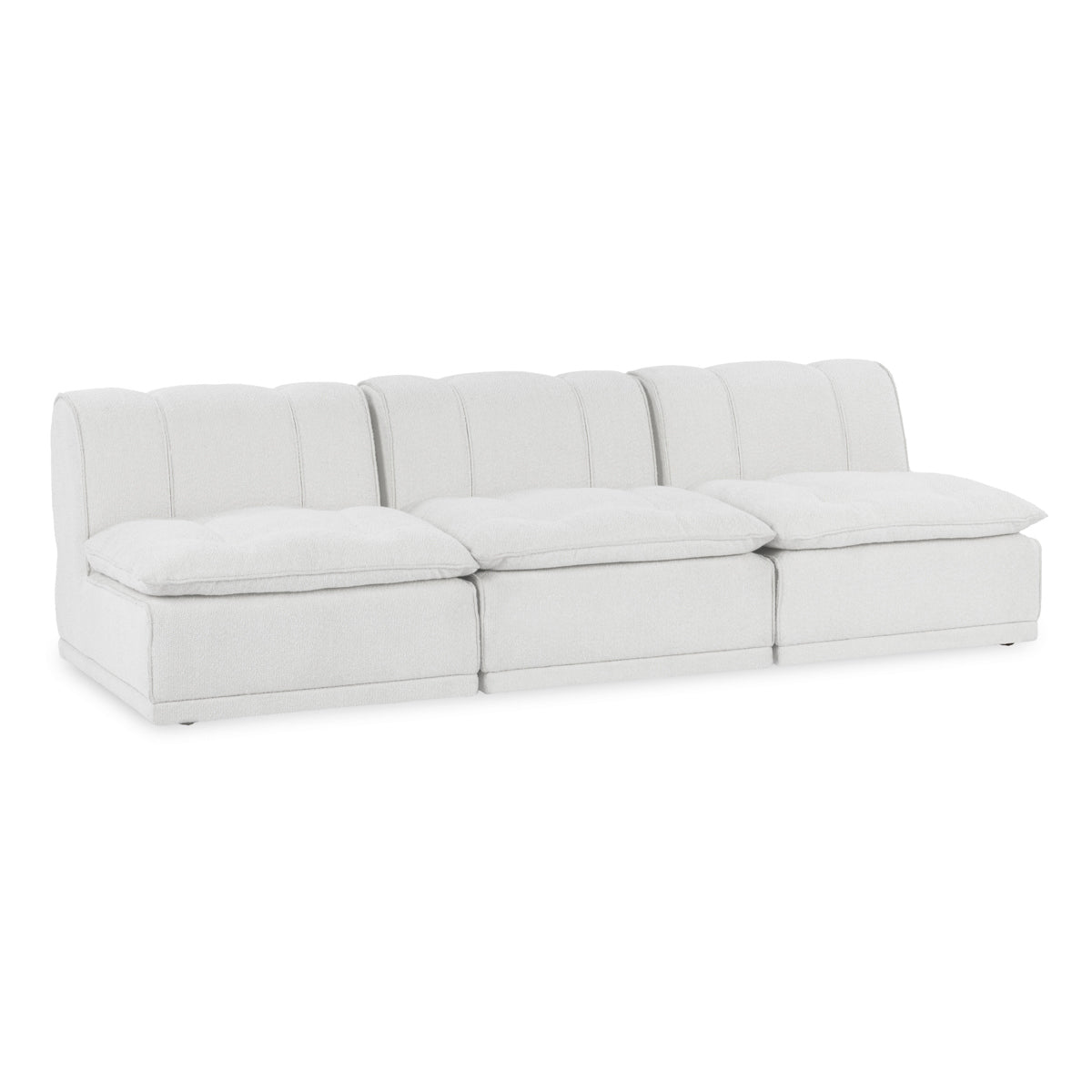 Haven 3 Piece Modular Sofa - White