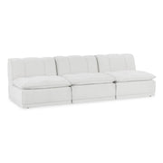Haven White Upholstered Modular Sofa