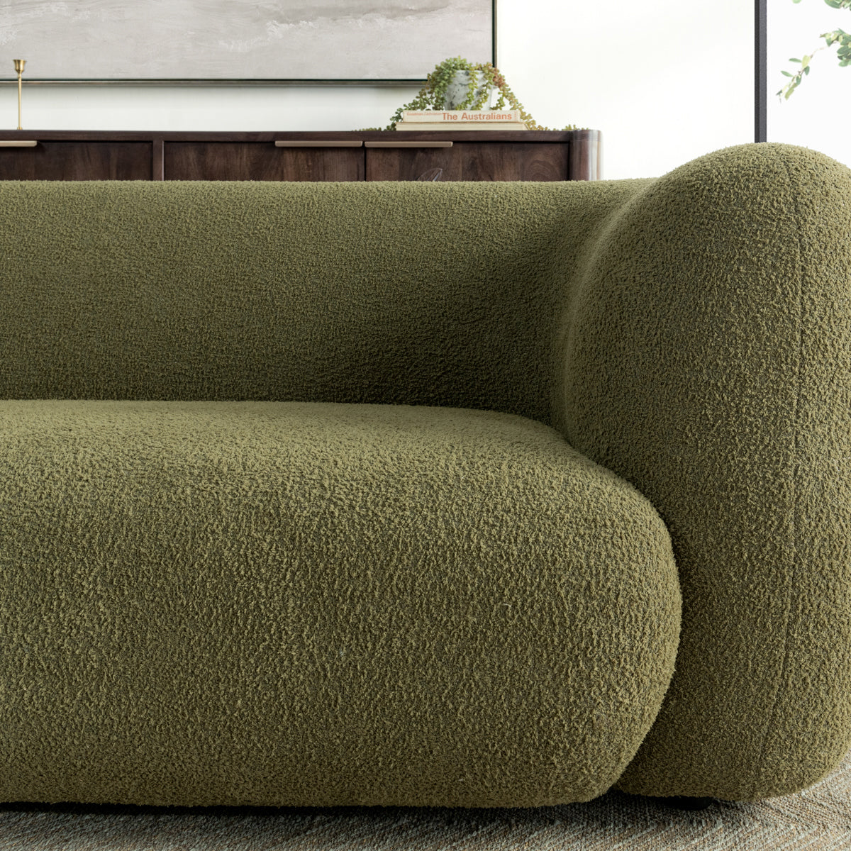 Faris Sofa - Dark Olive