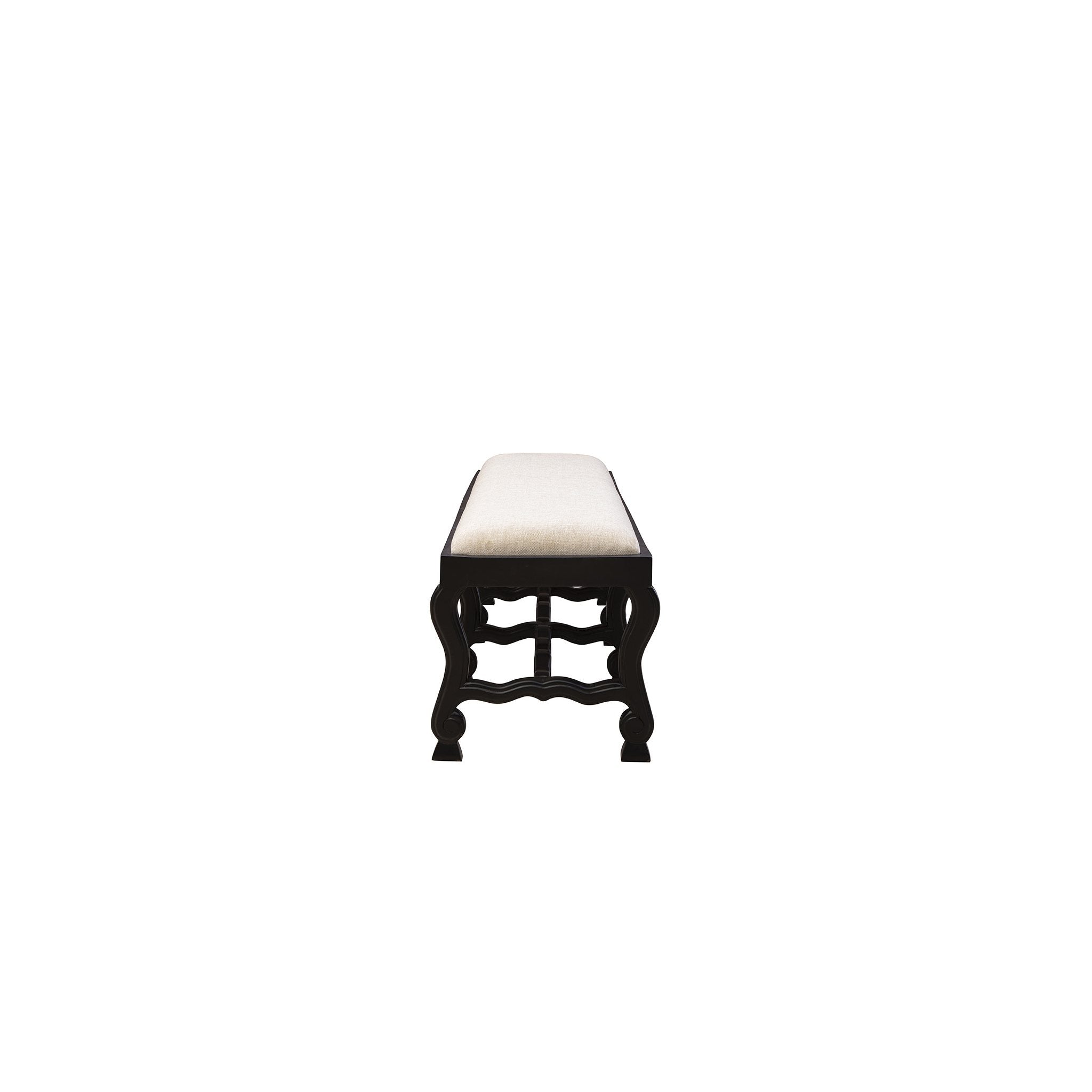 Black Romeo Bench - 59' detail view by Furniture Classics at ZIN Home