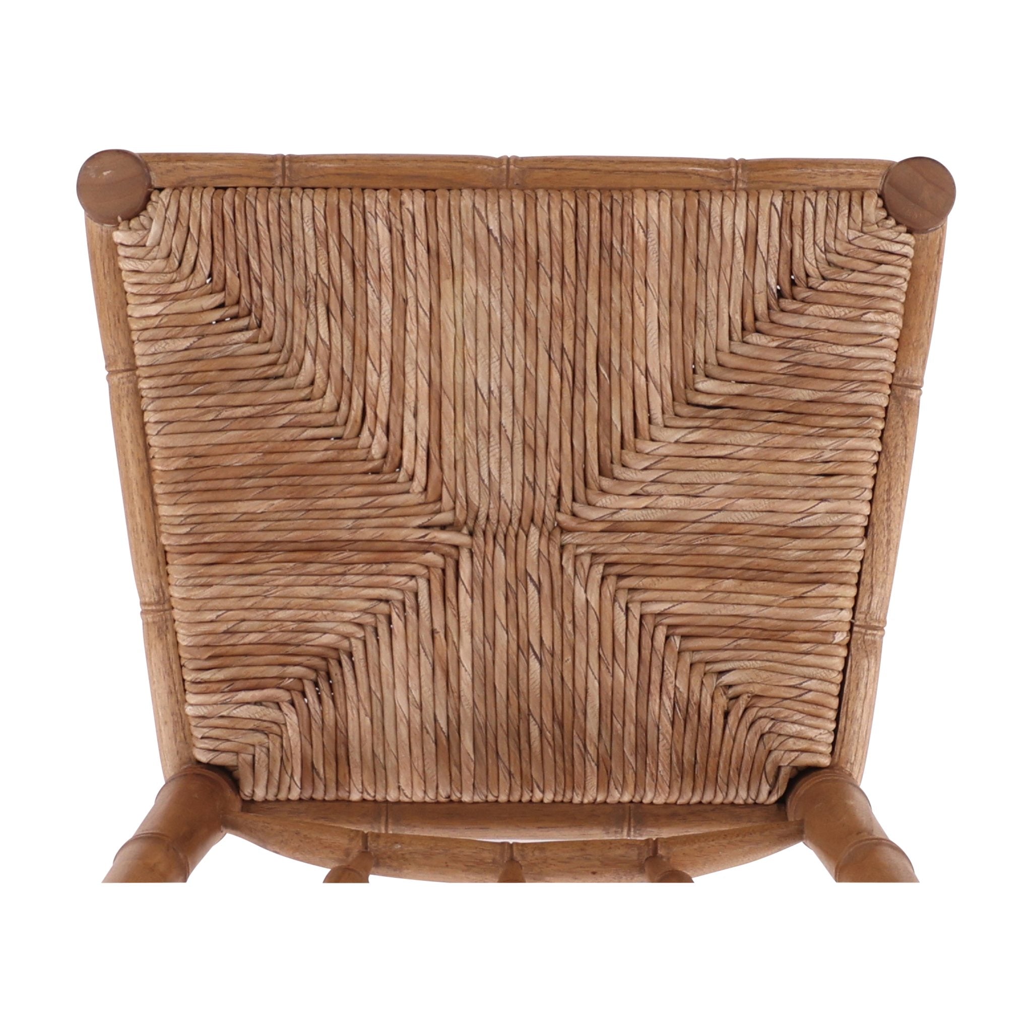 Natural Bamboo Counter Stool - 20' detail view by Furniture Classics at ZIN Home
