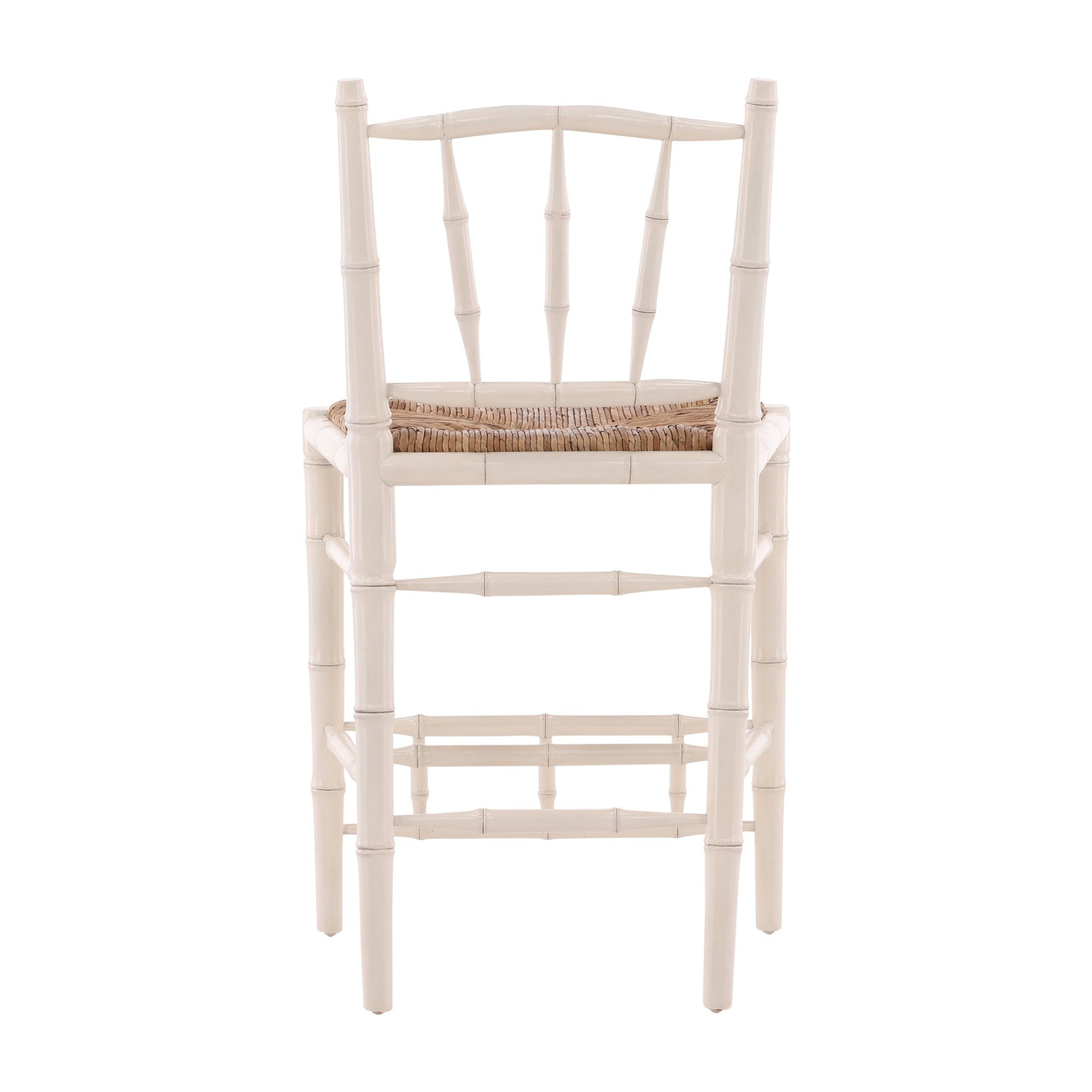 Cream Bamboo Counter Stool - 20' detail view by Furniture Classics at ZIN Home