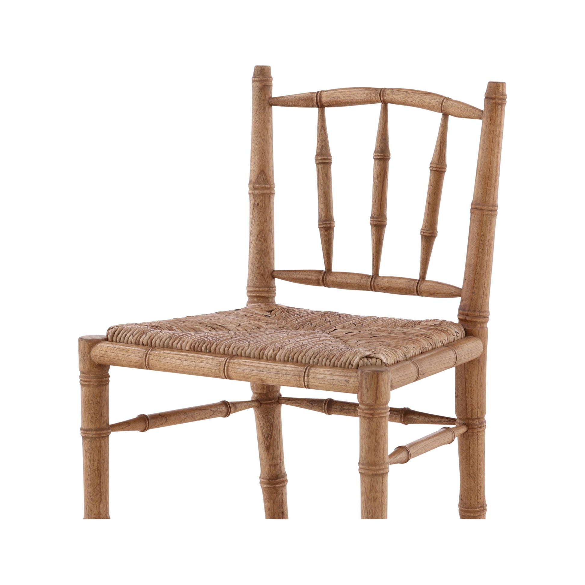Natural Bamboo Counter Stool - 20' detail view by Furniture Classics at ZIN Home