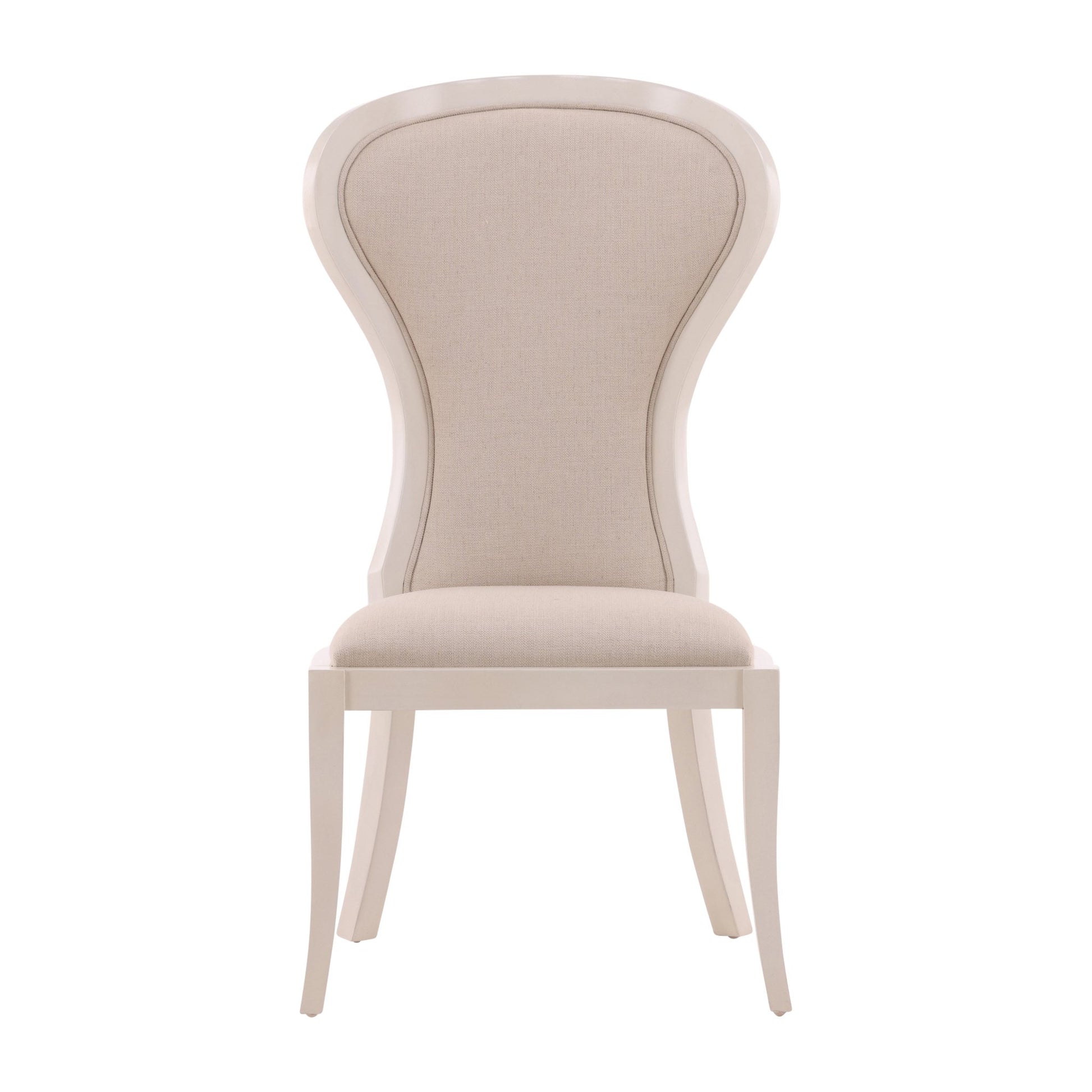 Cream Hutton Side Chair detail view by Furniture Classics at ZIN Home