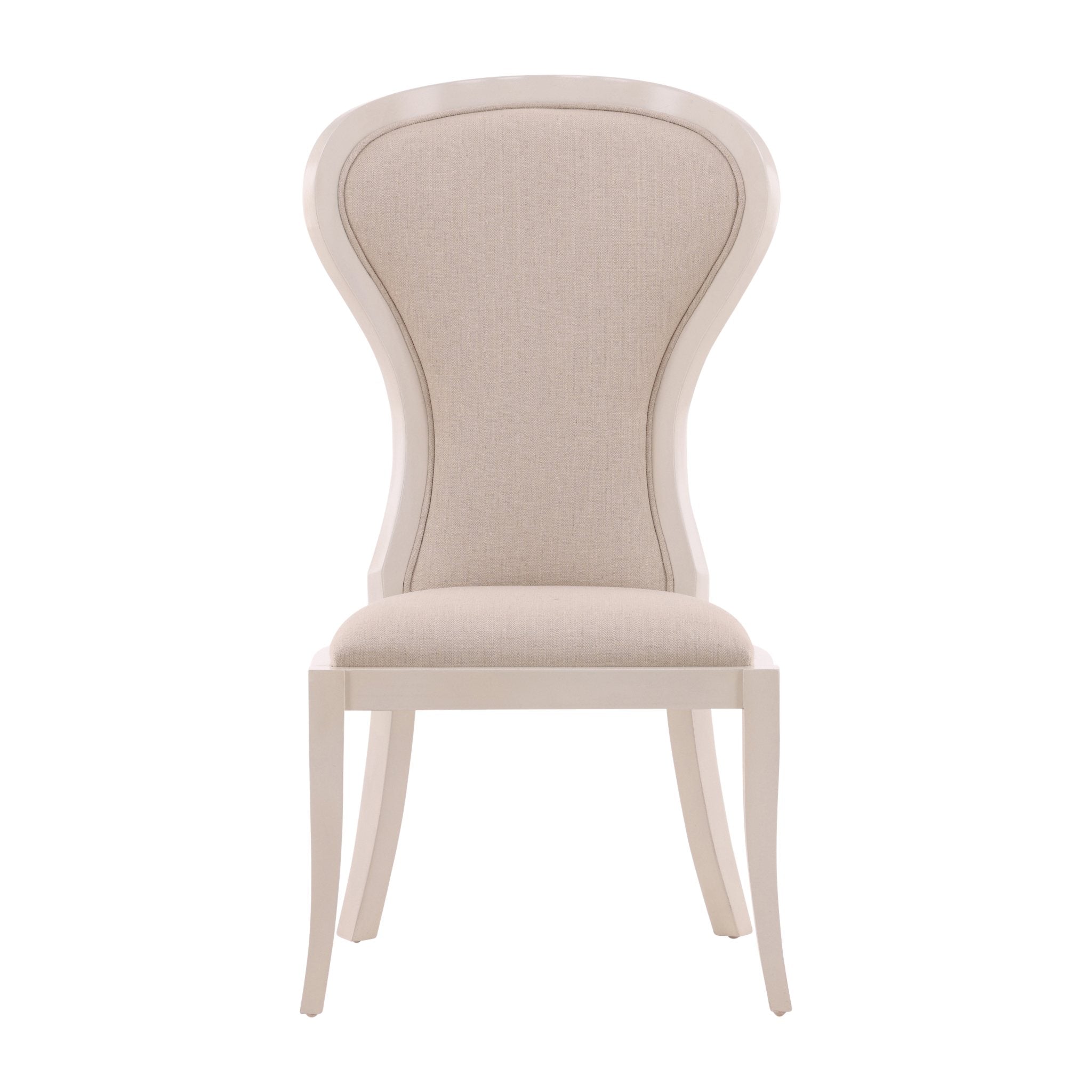 Cream Hutton Side Chair detail view by Furniture Classics at ZIN Home