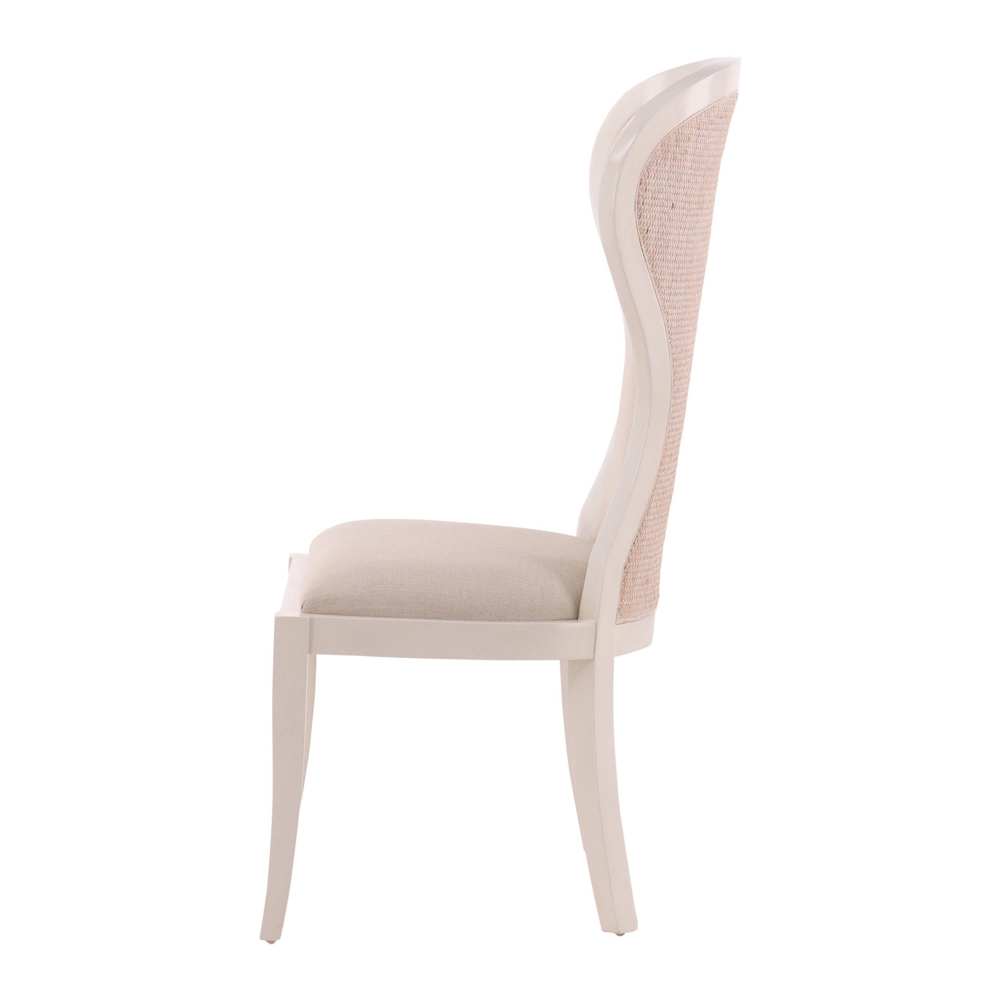 Cream Hutton Side Chair detail view by Furniture Classics at ZIN Home