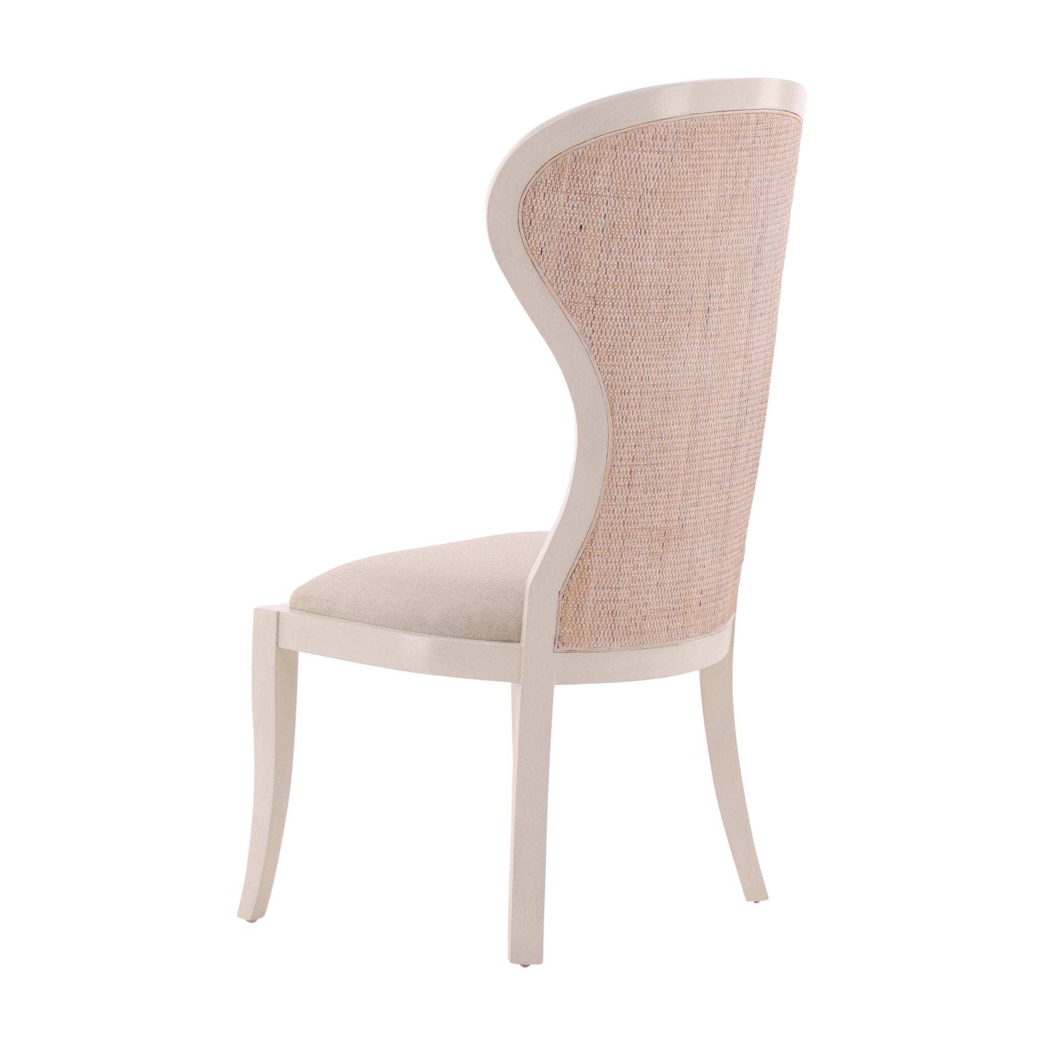 Cream Hutton Side Chair detail view by Furniture Classics at ZIN Home