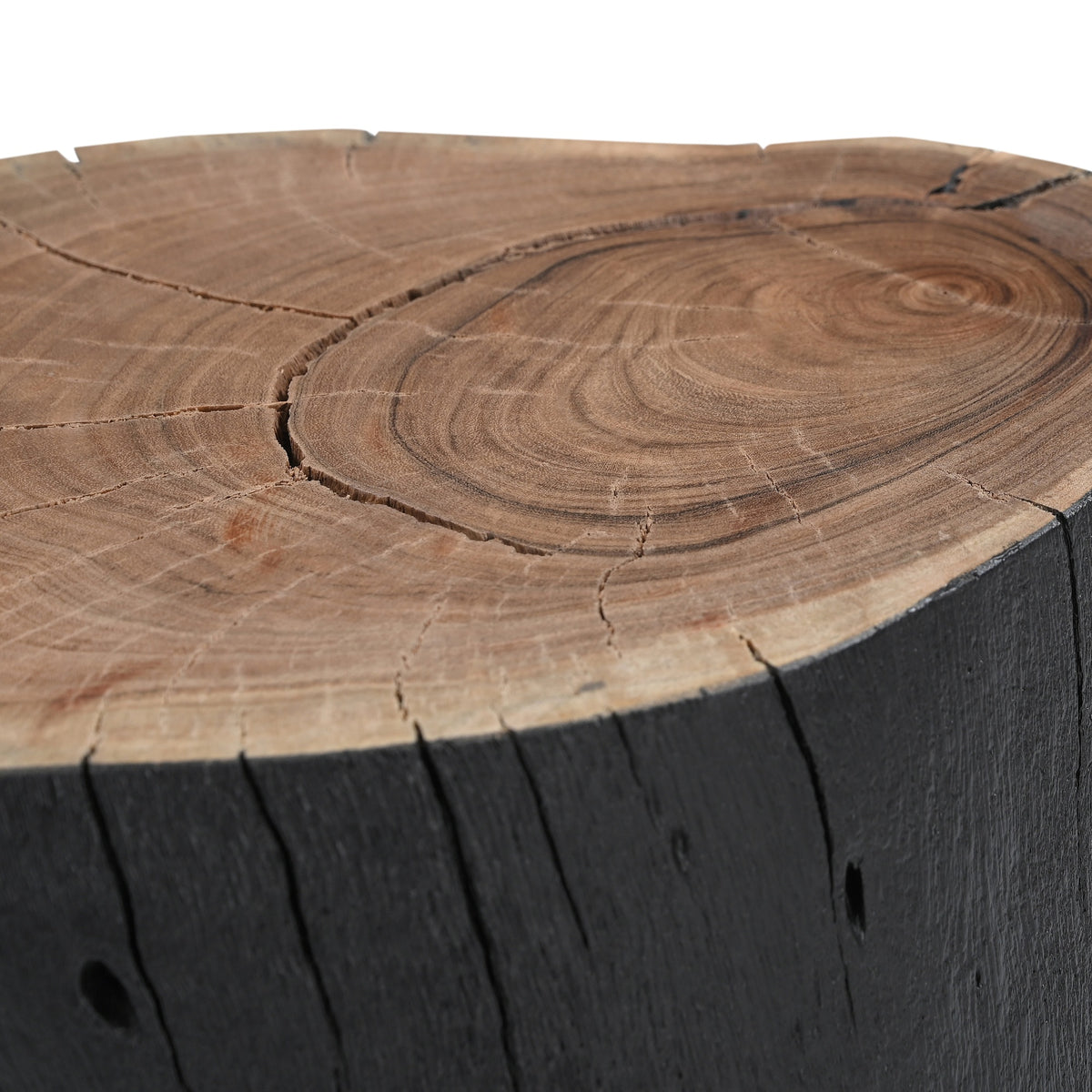 Brooks Solid Wood Stump - Ebonized by Urbia - detail 6