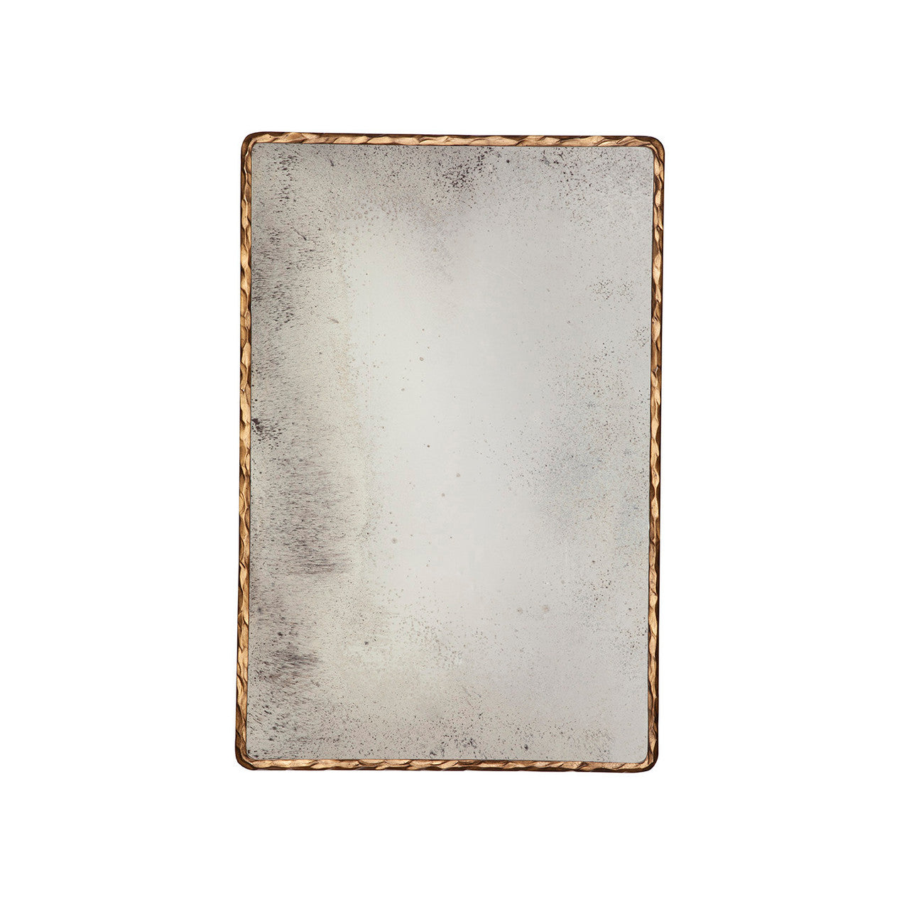 Hammered Edge Gold Mirror - 31.5'