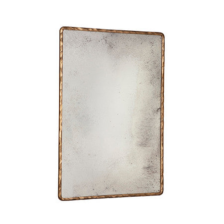Hammered Edge Gold Mirror - 31.5'