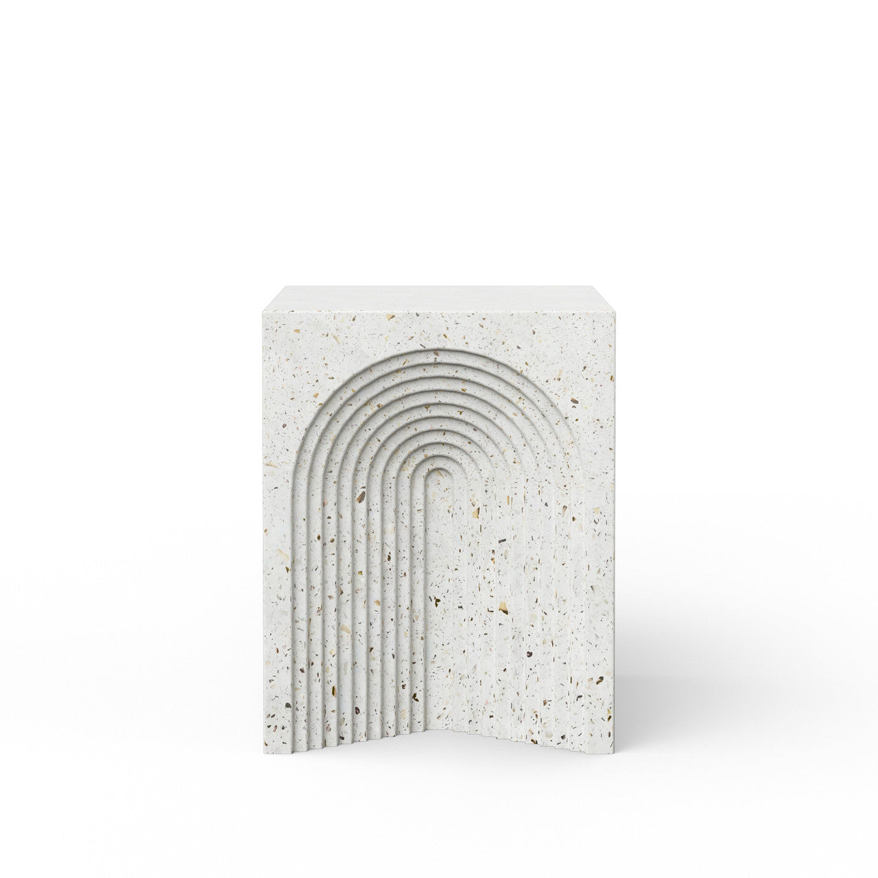 Mixx - Orion Stool - Ivory Terrazzo