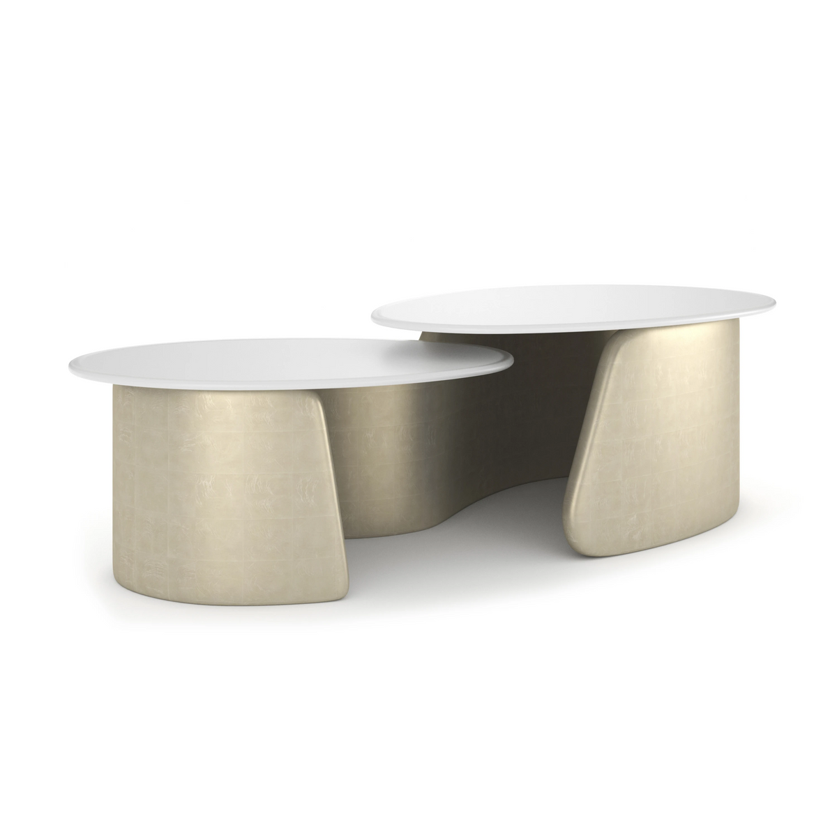 Bauble Cocktail Table Oracle Broken Leaf 58.50" by Caracole - view 4