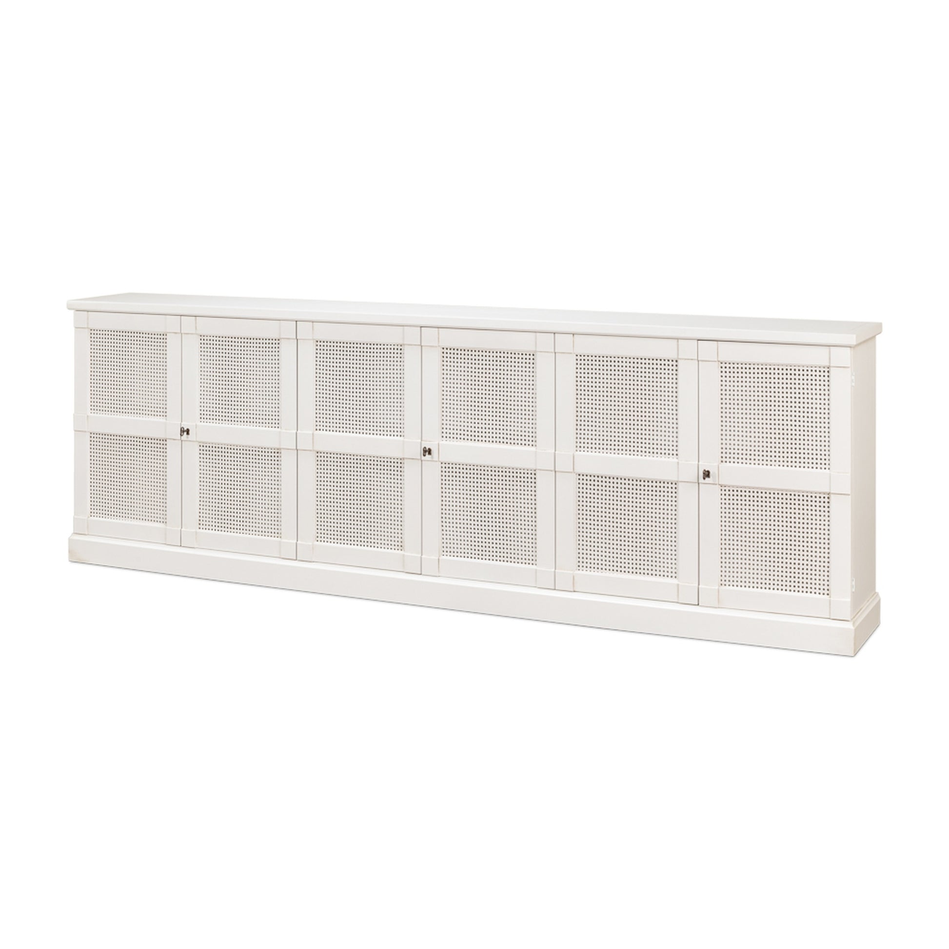 Luciana 6 Cane Dr Buffet,112",Cortina Wh by Sarreid Ltd