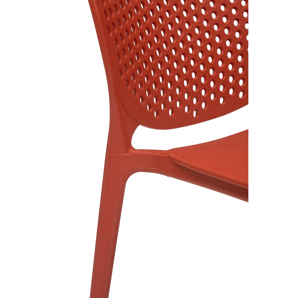 Metro Bailey Side Chair Set of 4 - Dark Orange Seat by Urbia - detail 6