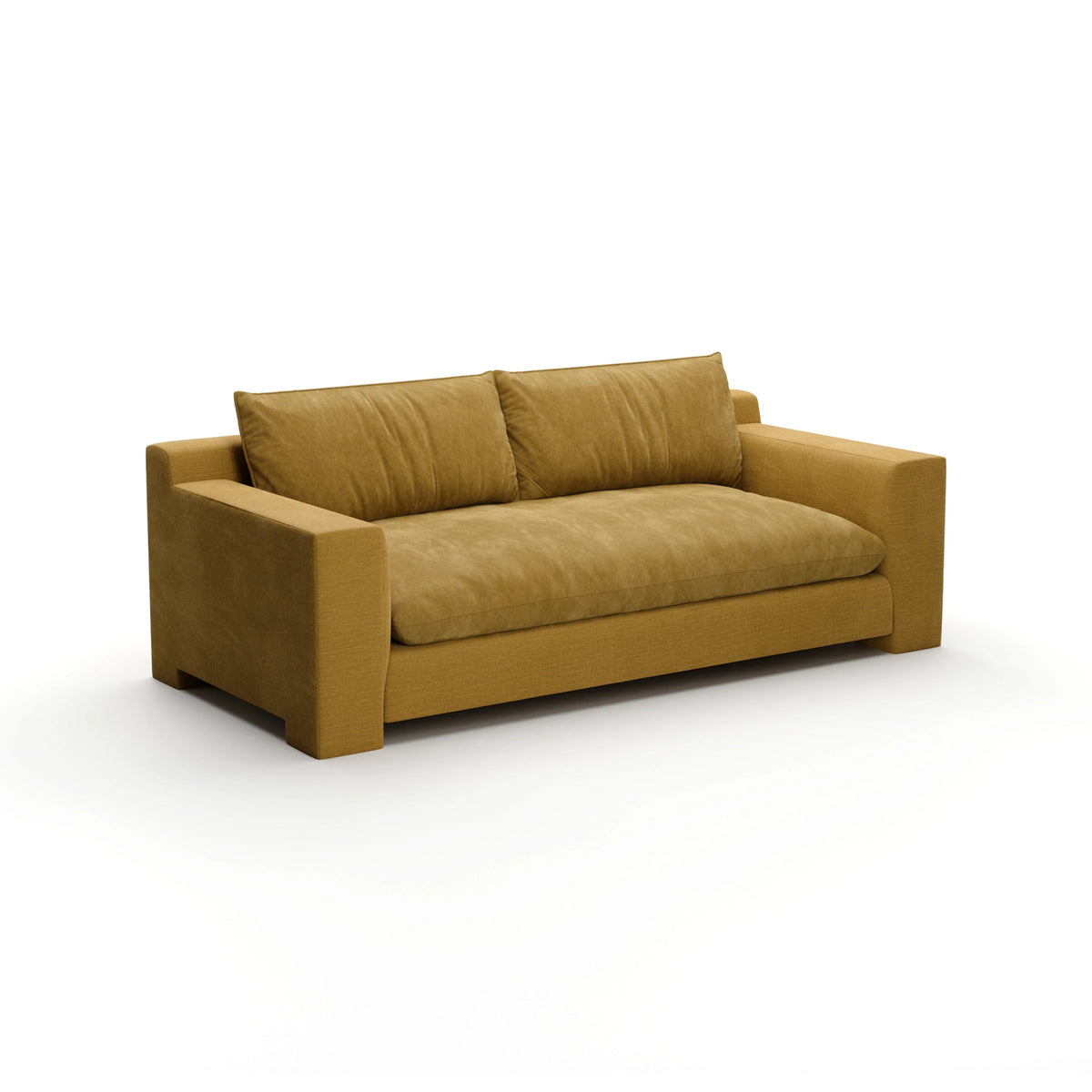Devon Sofa Camel Knife Edge 84" by Caracole - view 2