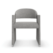 Polish Off Polished Silver Dining Chair 23" by Caracole