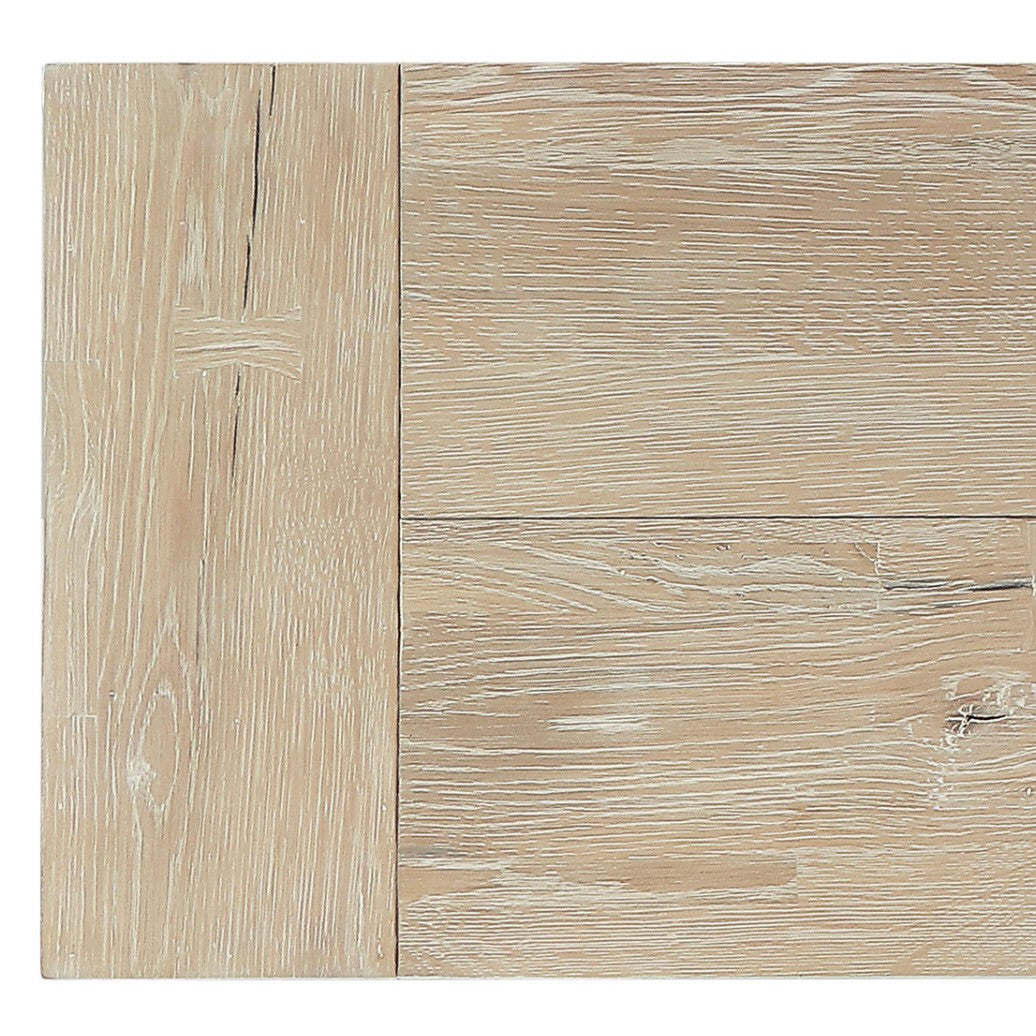 Troy Reclaimed Oak Console Table in Aged Cream 72"