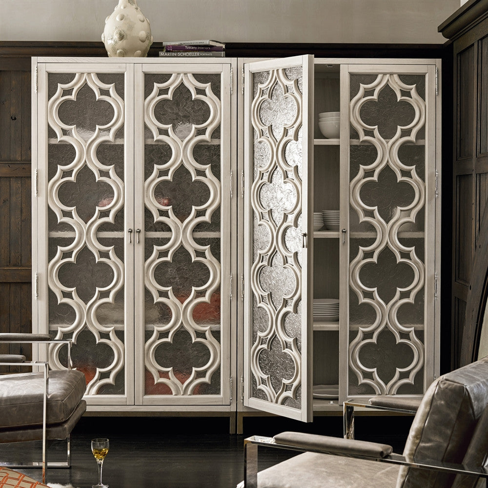 Belgian Cottage 2 Door Armoire - Antiqued White