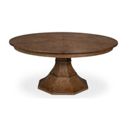 Giselle Jupe Dining Table, Lg, Lt Mink by Sarreid Ltd