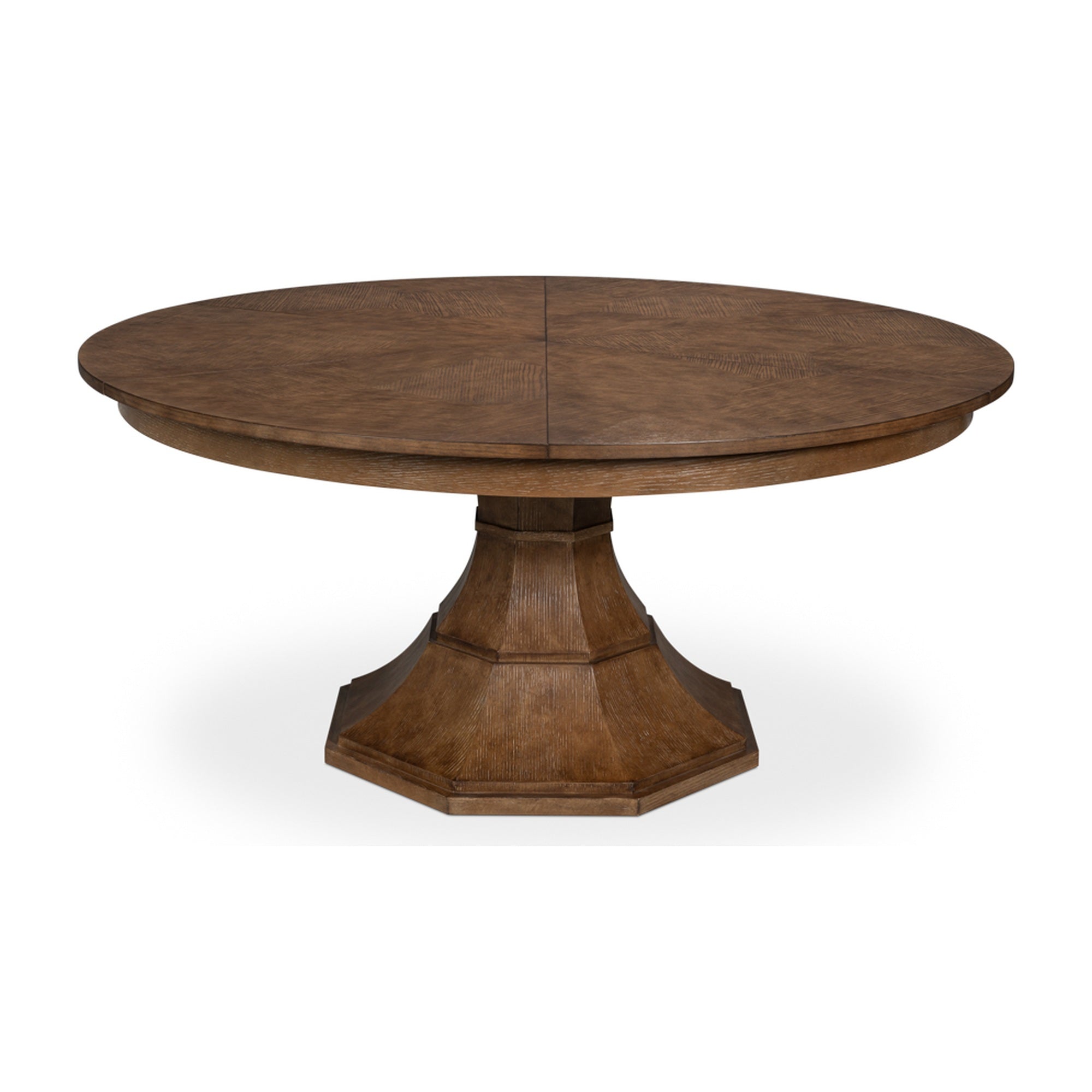Giselle Jupe Dining Table, Lg, Lt Mink by Sarreid Ltd