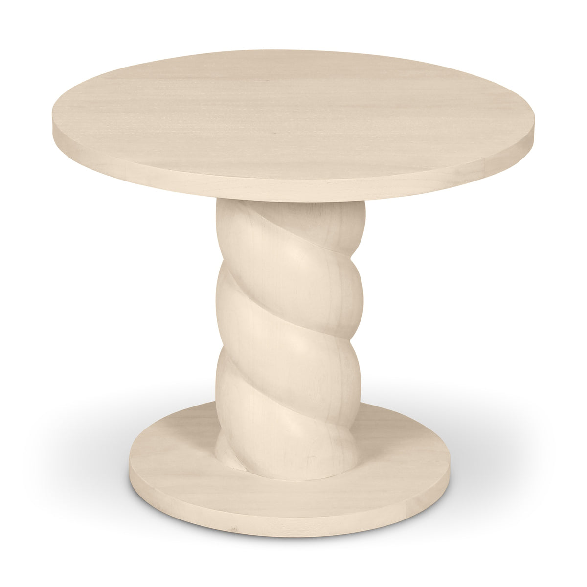 Olo Round End Table Pearl by Urbia - product view